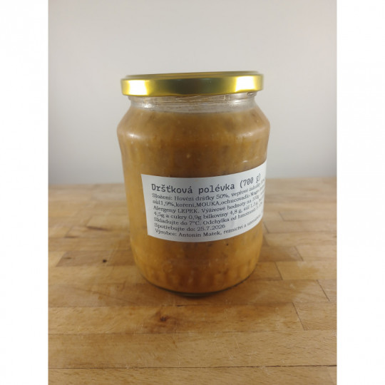 Dršťková polévka ve skle | Řeznictví Antonín Matek