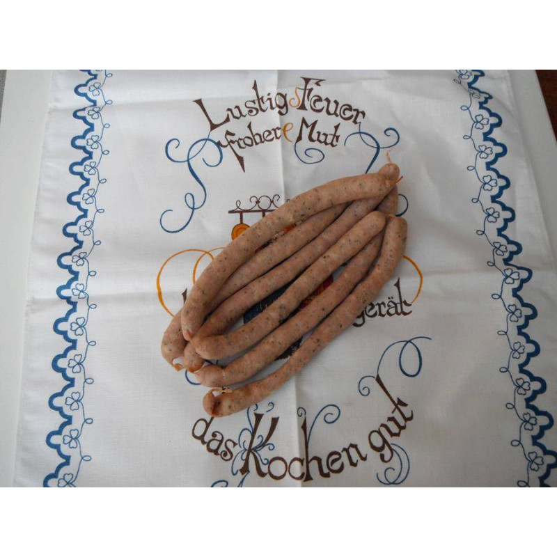 Bavorská tenká klobása - neuzená | Řeznictví Antonín Matek