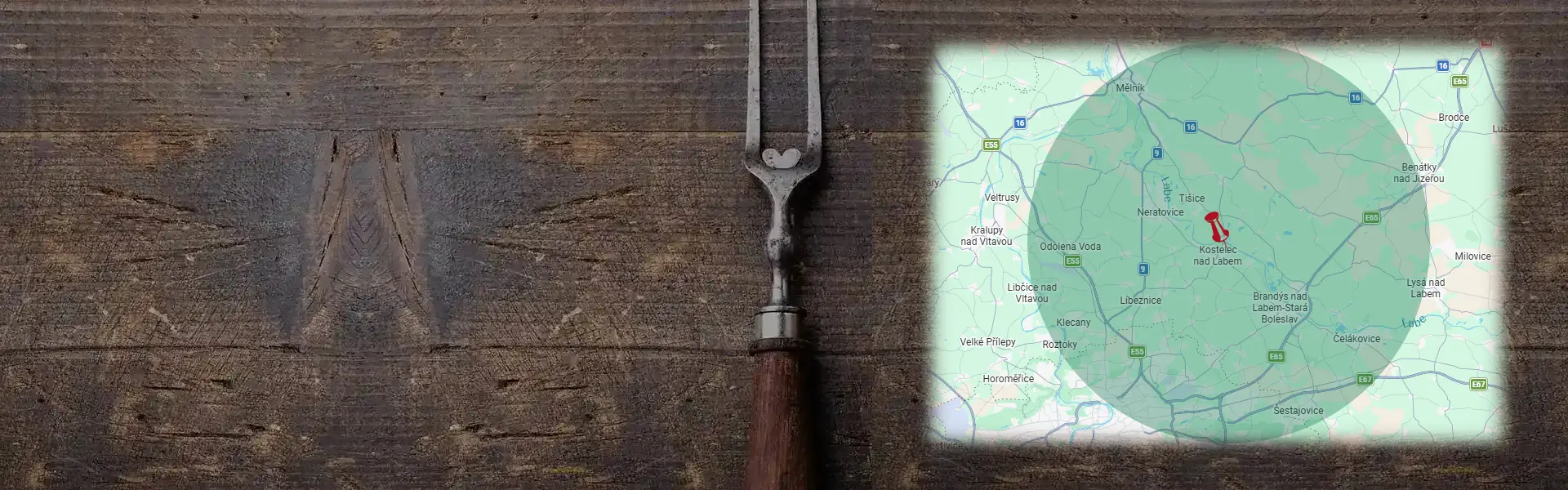 Lokální rozvoz masa, uzenin a dalších dobrot. image